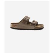 Slippers BIRKENSTOCK Arizona Soft Footbed Oiled Leather Tobacco Brown