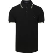Polo Shirt Korte Mouw Fred Perry Polo Twin Tipped M3600 Zwart W54
