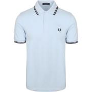 Polo Shirt Korte Mouw Fred Perry Polo Twin Tipped M3600 Blauw Y69