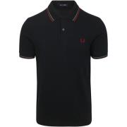 Polo Shirt Korte Mouw Fred Perry Polo Twin Tipped M3600 Navy Z58