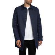 Mantel Trojan Katoenen Mac-jas met paisley-afwerking en perzikmotief