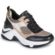 Lage Sneakers Exé Shoes 106-22WEX123-PU-BLACK-BEIGE