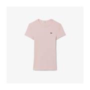 T-shirt Korte Mouw Lacoste SLIM FIT RIBBED COTTON T-SHIRT