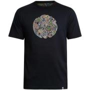 T-shirt Korte Mouw Pretty Green Huis Paisley-logo T-shirt