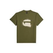 T-shirt Korte Mouw G-Star Raw SPRAY G LOGO R T