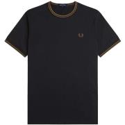 T-shirt Korte Mouw Fred Perry Fp Twin Tipped T-Shirt