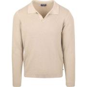Sweater Suitable Trui Riva Structure Melange Sand