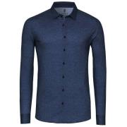 Overhemd Lange Mouw Desoto Overhemd Twill Optics Indigo