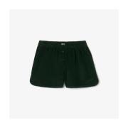 Korte Broek Lacoste WOMENS RELAXED FIT CORDUROY SHORTS
