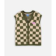 Trui Oxbow Carrea Jacquard mouwloos vest CHESS