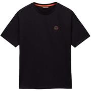 T-shirt Korte Mouw Napapijri S Badge T-Shirt Black