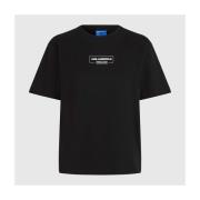 T-shirt Korte Mouw Karl Lagerfeld KLJ REG OUTLINE LOGO TEE