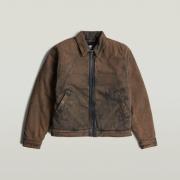 Windjack G-Star Raw D27687 D436 A-LINE PADDED COACH JKT-H476 WORN IN P...