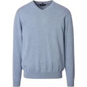 Sweater Casa Moda Pullover V-Hals Lichtblauw