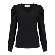 Hydraterend en voedend Helena Hart Top Yara L.m Transfer Zwart 7485