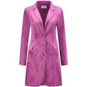 Blazer Helena Hart Velours 7423 Lang Uni Cyclaam