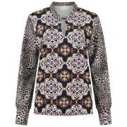Blouse Helena Hart Top Mix Goblin 7459Gob Paars
