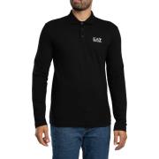 Polo Shirt Lange Mouw Emporio Armani EA7 Poloshirt met lange mouwen en...