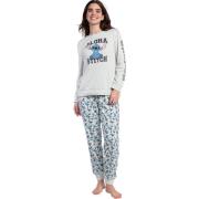 Setjes Admas Pyjama broek top lange mouwen Aloha Stitch Disney