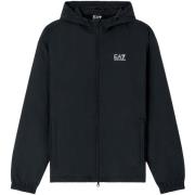 Windjack Ea7 Emporio Armani Core ID Nylon Hooded Jacket Black
