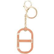 Sleutelhanger Twin Set Portachiavi In Metallo Con Oval T E Moschettone