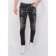 Skinny Jeans Local Fanatic Paint Splatter Destroy Jeans Stoash