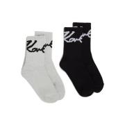 High socks Karl Lagerfeld SIGNATURE LUREX SOCKS 2P