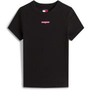 T-shirt Tommy Jeans Tjw Slim Script Label Ss Tee Ext
