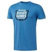 T-shirt Korte Mouw Reebok Sport Crossfit Games Crest