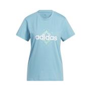 T-shirt Korte Mouw adidas W Wovn G T