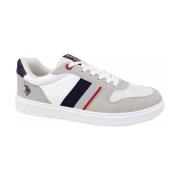 Lage Sneakers U.S Polo Assn. ROKKO003LGRWHI01