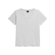 T-shirt Korte Mouw 4F SS23TTSHF582CHODNYJASNYSZARY