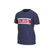 T-shirt Korte Mouw Nike X Paris Saintgermain Psg Wordmark