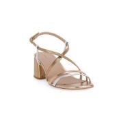 Sandalen Frau Laminato Fancy Metal