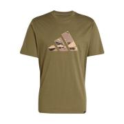 T-shirt Korte Mouw adidas Camo Logo