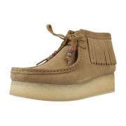 Enkellaarzen Clarks WBWEDGE FRINGE