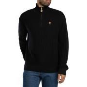 Trui Fila Stevie 1/4 rits trechterhals breisel