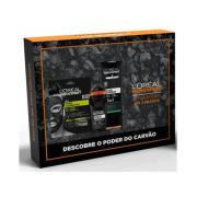 Geurset L’Oréal Paris Carbon Set - Deodorant + Charcoal Tissuemasker +...