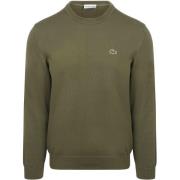 Sweater Lacoste Sweater Crewneck Olive