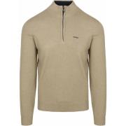 Sweater New Zealand Auckland NZA Half Zip Trui Christopher Melange War...