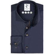 Overhemd Lange Mouw R2 Amsterdam R2 Overhemd Fine Twill Navy