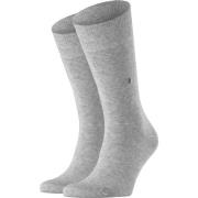 Socks Burlington Uni Lichtgrijs 2Pack