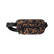 Heuptas New-Era Leopard quilted waist bag neyyan