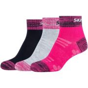 Sportsokken Skechers 3PPK Wm Mesh Ventilation Quarter Socks