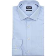 Overhemd Lange Mouw Olymp Luxor Overhemd Diamond Structure Lichtblauw
