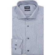 Overhemd Lange Mouw Olymp Luxor Overhemd Print Structura Blauw