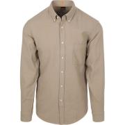 Overhemd Lange Mouw BOSS Rickert Overhemd Kaki