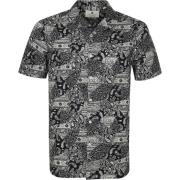 Overhemd Korte Mouw Anerkjendt KM Overhemd Akleo Zwart