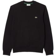 Sweater Lacoste Fleece Crew Sweatshirt Black