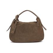 Handtas NeroGiardini NERO GIARDINI 331 VELOUR ARGILLA